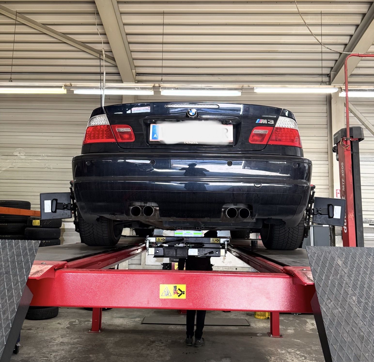 BMW M3 E46 am Messstand